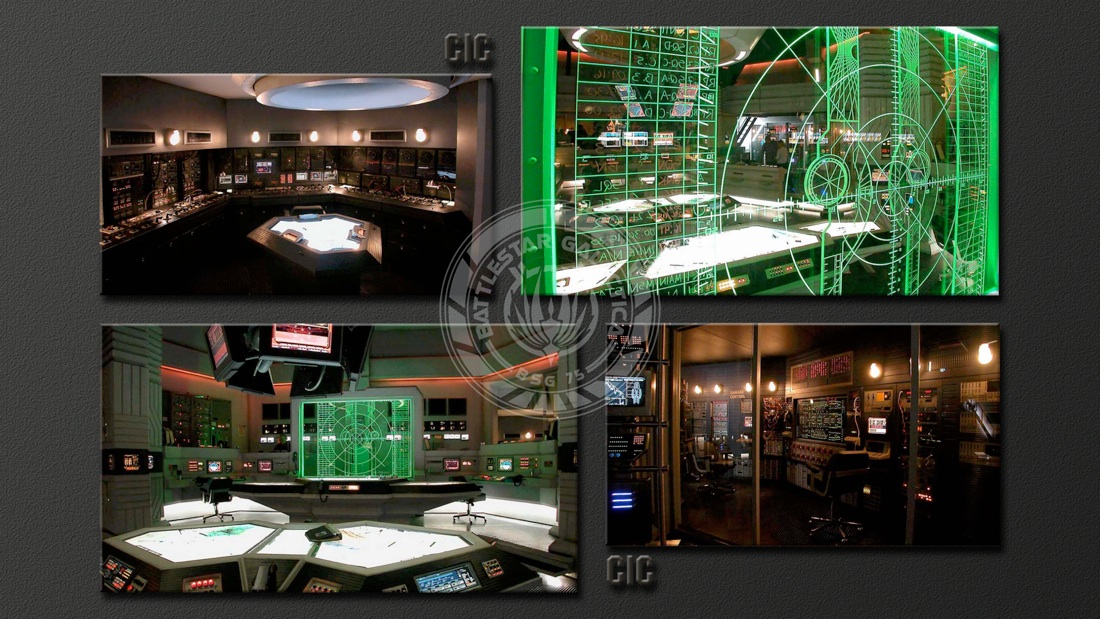 PHotos of Battlestar CIC