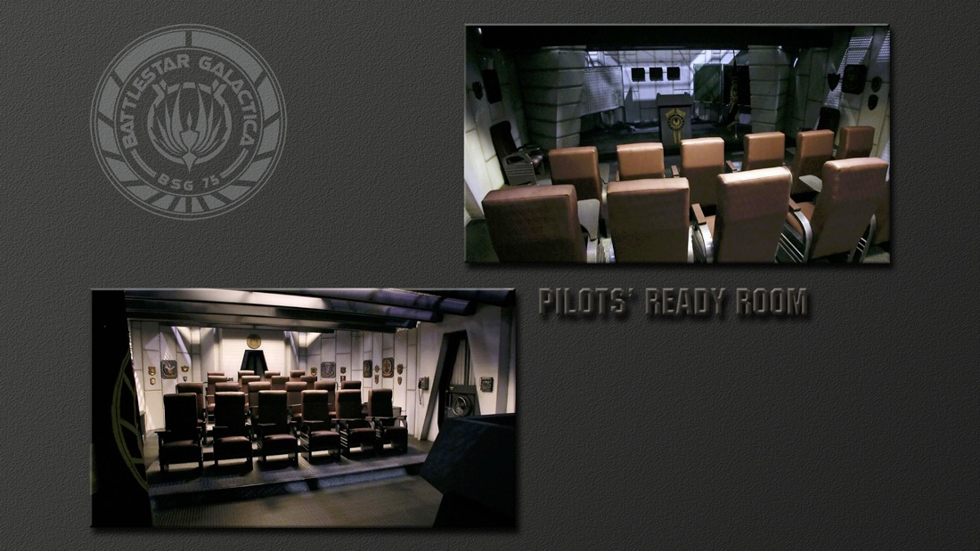 Photos of Battlestar Pilots' Ready Room