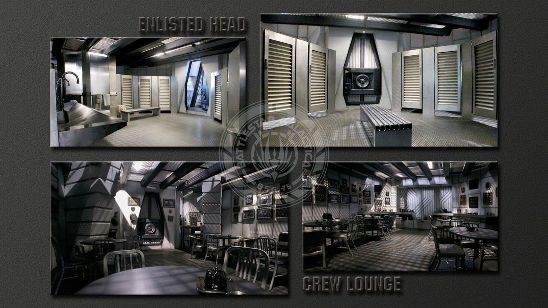 Photos of Battlestar Enlisted Head and Crew Lounge