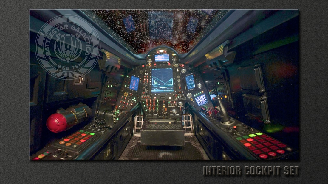 Photos of Battlestar Interior Cockpit Set