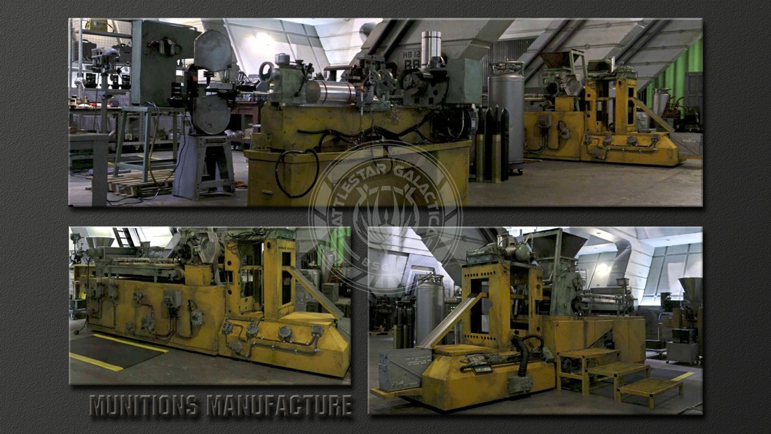 Photos of Battlestar Munitions Manufacture Area