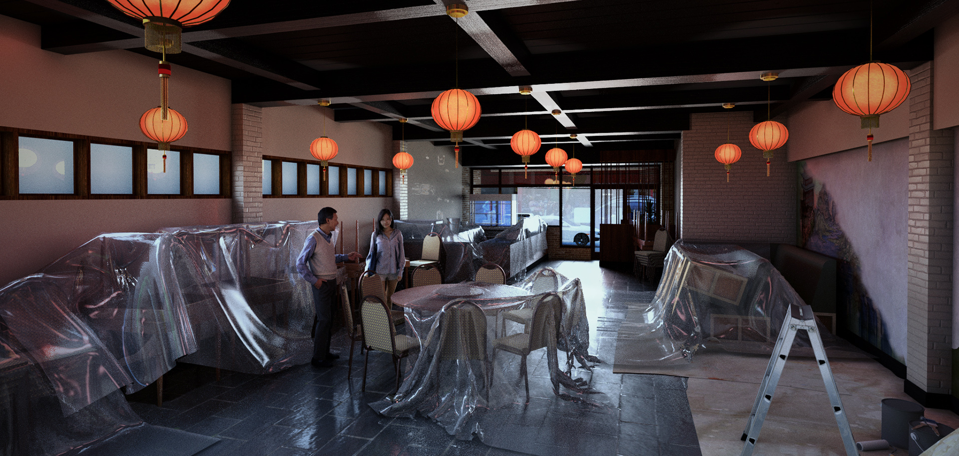 HARMONY DUMPLINGS - Renovations Concept Illustration