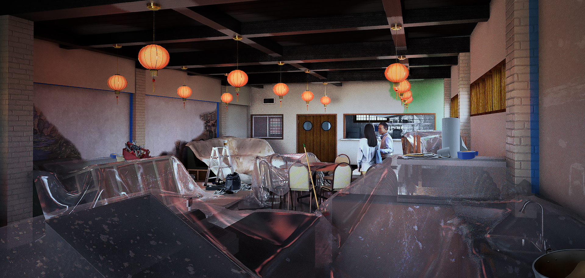 HARMONY DUMPLINGS - Renovations Concept Illustration