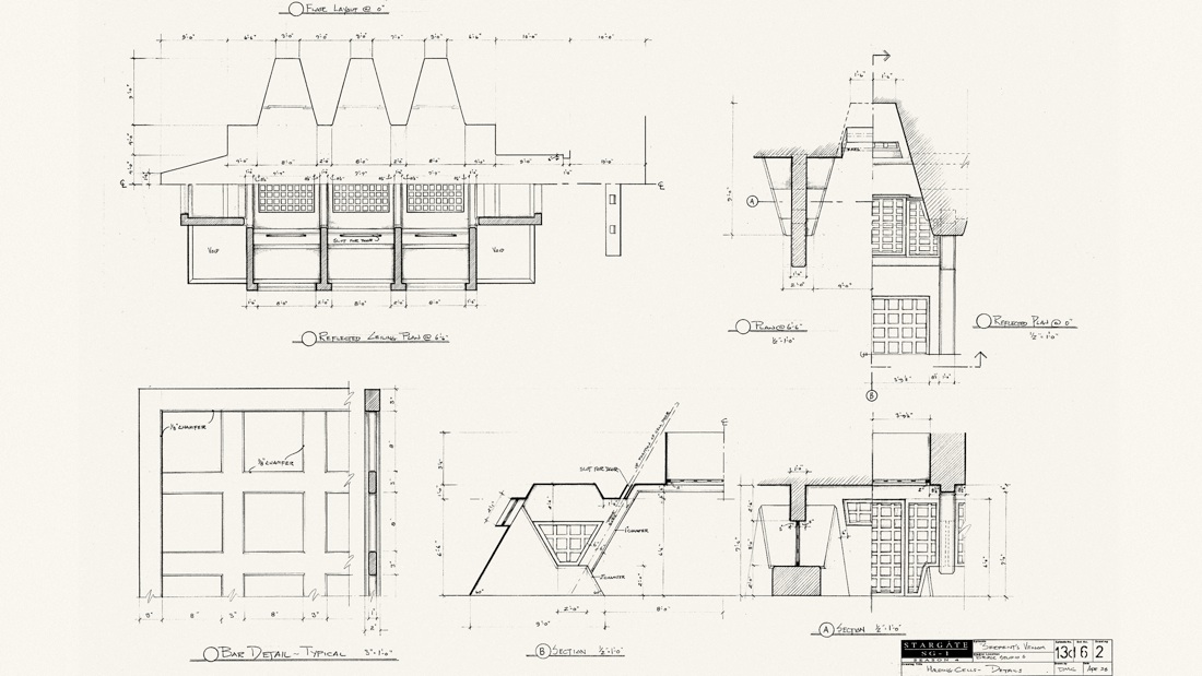Hybrid CADD/Hand Drafting for STARGATE SG-1 - SERPENT'S VENOM