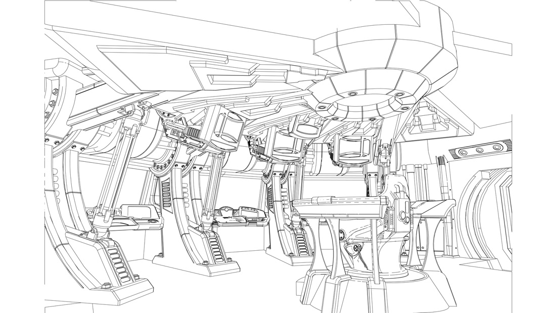 CADD Drawing for STARGATE UNIVERSE