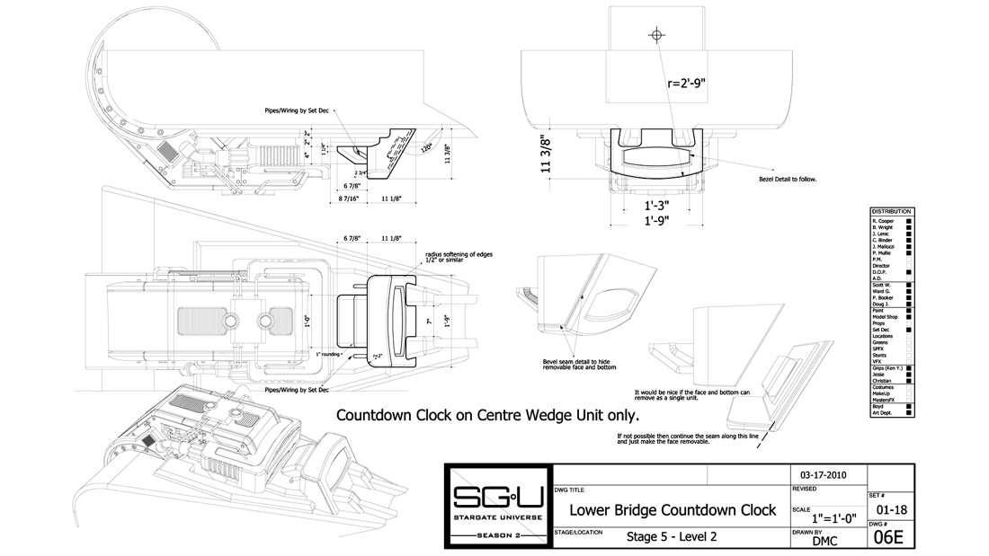 CADD Drawing for STARGATE UNIVERSE