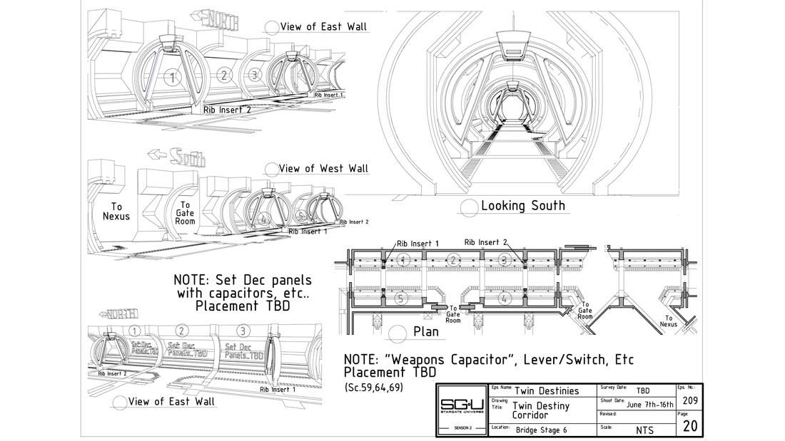 CADD Drawing for STARGATE UNIVERSE