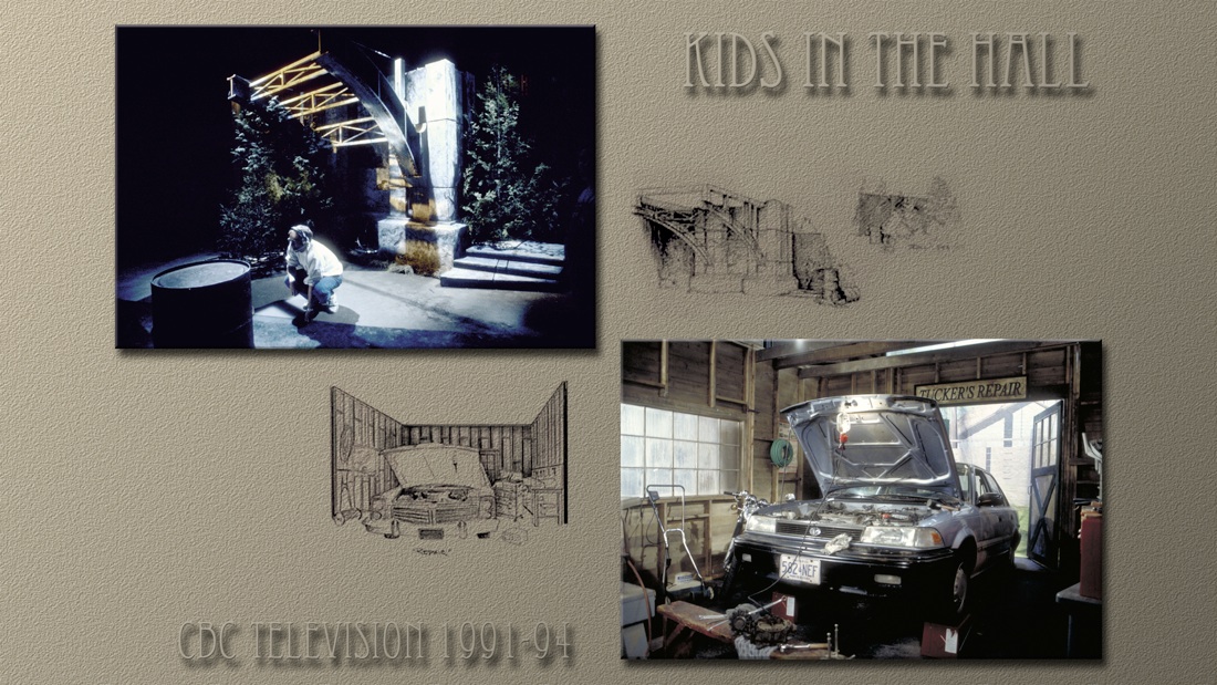 Concept Illustrations and Set Photos from THE KIDS IN THE HALL
