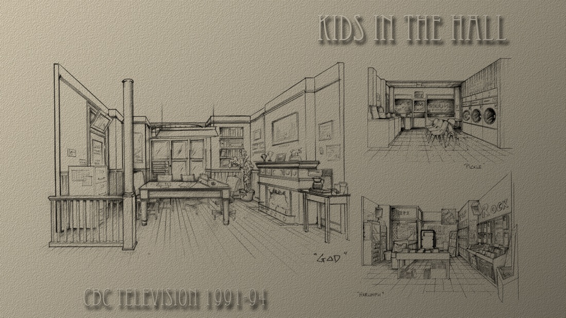 Concept Illustrations from THE KIDS IN THE HALL
