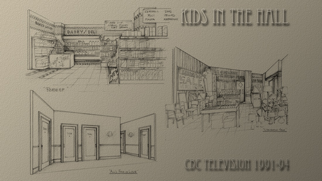 Concept Illustrations from THE KIDS IN THE HALL