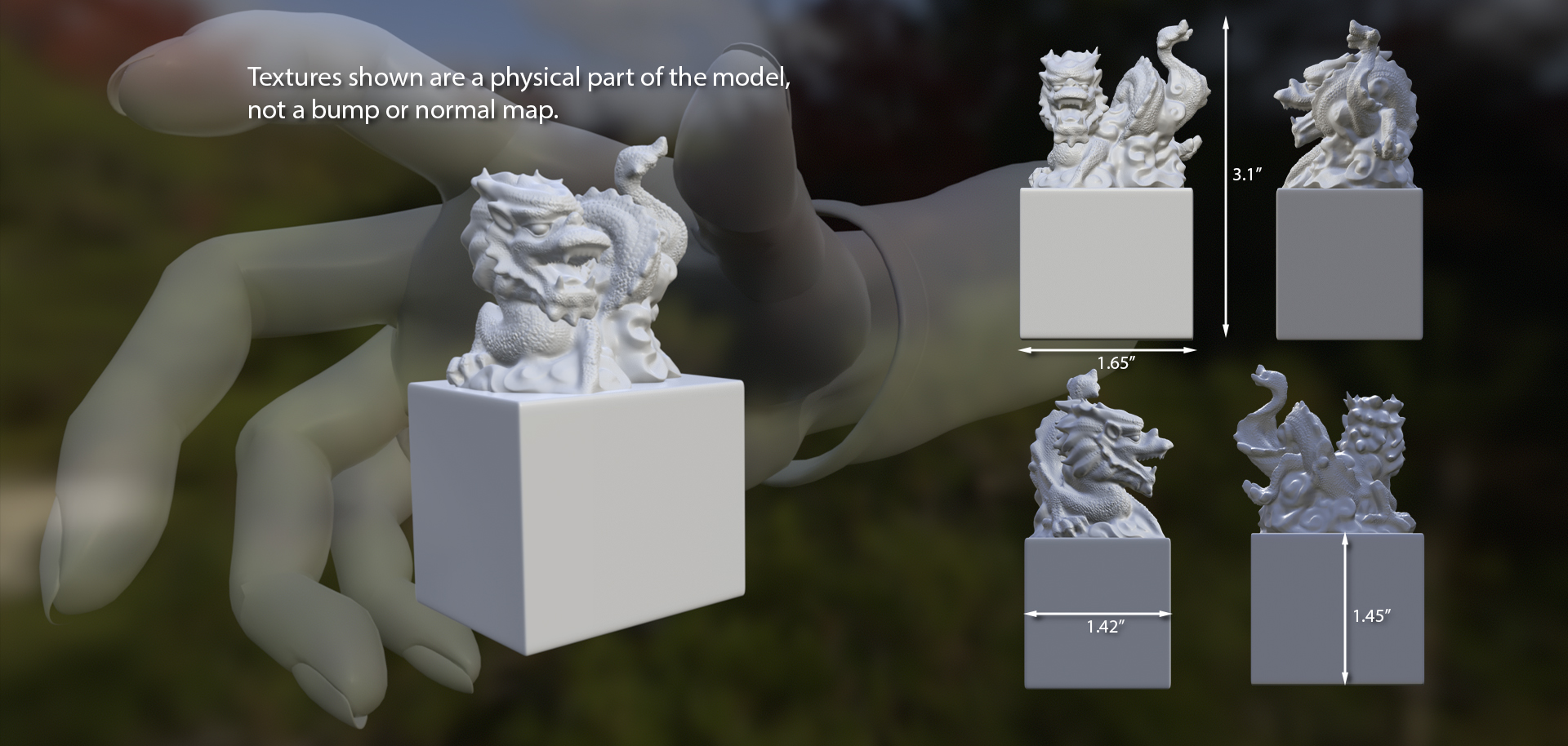 DRAGON SEAL - Model for 3D Printing
