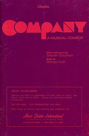 COMPANY Libretto Cover
