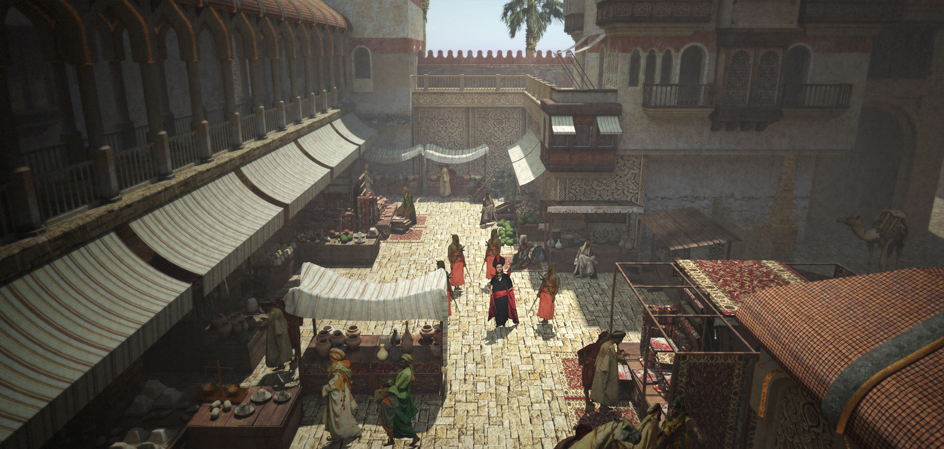 AGRABAH MARKET - Concept Illustration