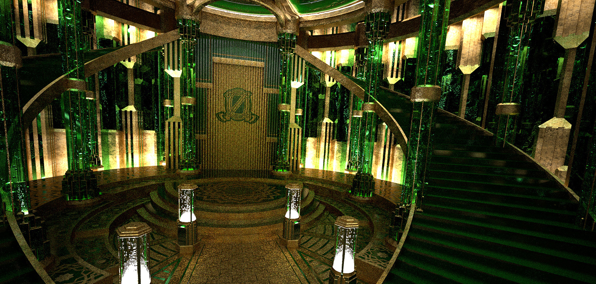 OZ WIZARD'S CHAMBER - Concept Illustration